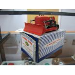 Dinky Toys No. 961 - Blaw Knox Bulldozer, red, overall very good, except one track perished,