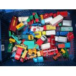 A Quantity of Matchbox 1-75's, both regular and whizzwheel, all playworn, fair.