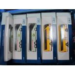 Nine "HO" Scale Model Coaches, by R M Models, all boxed, only two variants.