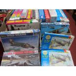 Eighteen Plastic Model Aircraft Kits, by Smer, Hobby Craft, Italeri, Esci and other, mostly 1:72nd