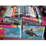 Eighteen Plastic Model Aircraft Kits, by RS Models, Roden, Sher, MPM and other, mostly 1:72nd