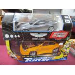 Two 1:16th Scale Plastic Model Radio Control Cars, comprising of Max Tech toys sports car, Nikko
