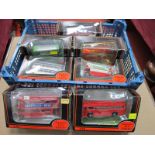 Seven "OO" Scale Model Buses by EFE, all boxed, all different.