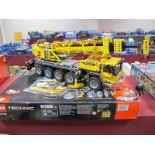 A Lego Technic #42009 Constructed Mobile Crane, accompanied by original box and literature,