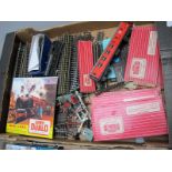 A Quantity of Hornby Dublo Two Rail Track, Buffers, an N2 Tank, spares or repair and associated