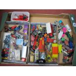 A Quantity of Diecast and Plastic Model Vehicles, by Matchbox, Corgi and other, playworn.