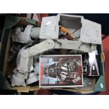A Quantity of Star Wars Themed Plastic Model Toys, jigsaw puzzle to include original Star Wars