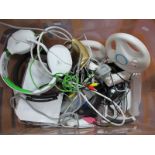 A Quantity of Nintendo WII Gaming Accessories, to include steering wheels, controllers headset,