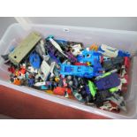 A Quantity of Transformers Toys, mainly by Hasbro including Space vehicles, trucks, differing scales