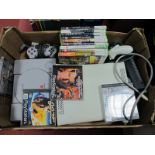 Sony Playstation (Original) Gaming Console, Microsoft XBox 360 Gaming Console, controllers, games to