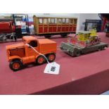 Three Components to Moko Prime Mover Set, tractor unit repainted, trailer top repainted and tow