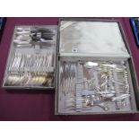 A Priestley & Moore Ltd (Sheffield) Canteen of Plated Cutlery, including fish knives and forks, etc,
