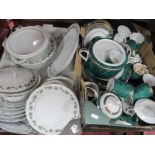 Royal Crown Japan Dinner Service, of twenty two pieces; a further dinner service by Top Choice:- Two