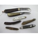Sheffield Made Pocket Knives - J. Nowill & Sons, William Rodgers, Lockwood, G. Butler, Lockwood