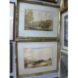 H. Tennant, Woodland Scenes, pair watercolours, signed and dated 1925 and 1926, 34 x 50cm.