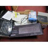 Ion USB Turntable, three keyboards and a Tomtom GO 300 satellite navigation system - untested sold