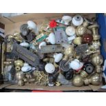Kenrick & Sons Letter Box, door knobs in brass, pottery and bakelite:- One Box