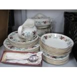 Royal Doulton 'Camelot' Pattern Dinnerware, comprising two lidded tureens, six each dinner,