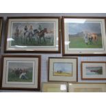Malcolm Coward Horse Racing Prints 'Sod It', signed limited edition, 25.5 x 33cm, another, signed