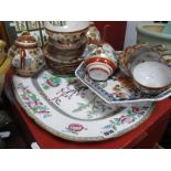 Japanese Eggshell China Teaware, Indian Tree meat plate, jardiniere , etc.