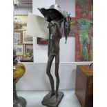 Tom Bowers 'Pointe Larue' Bronze Limited Edition Sculpture, 3/10, signed and dated '93, 50cm high