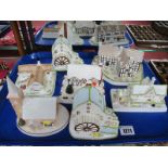 Seven Coalport Dwellings, including Christmas Cottage The Christmas Church, Country Railway Station,