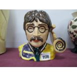 A Peggy Davies Character Jug 'John Lennon, artists proof by Victoria Bourne, 16.5cm high.