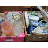 Quantity of Ceramics and Glassware:- Two Boxes