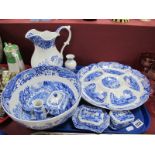 Copeland 'Italian' Spode Hors d'oevres, bowl, miniatures, 'Blue Room' jug, etc:- One Tray