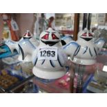 Lorna Bailey Three Piece Condiment Set as Spooky Figures, limited edition of 12.