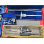 UPT Adaptor, Aristo Scholar LL slide rule, Lufkin and other item:- One tray