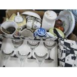 Tudor 'Full Fruits' Teaware, Hornsea 'Harvest' storage jar, marble rolling pin, ginger jar,