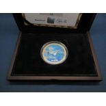 The Concorde Gold Numisproof Coin, 1oz (9ct gold), certified No. 12 of 25, cased.