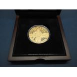 Bailiwick of Jersey Gold Proof Five Pounds Coin 'D-Day 70th Anniversary', certified No.120 of 125,