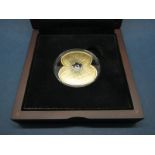 Jersey 2013 'The Gold Five Pounds Poppy Coin', certified No.04 of 45, cased.