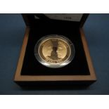 The Royal Mint Gold Proof Five Pounds Coin 2011 'The Royal Wedding' certified No.1956, cased.