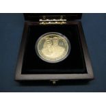 Jersey Gold Proof Five Pounds Coin 2011 'The Royal Wedding', certified No.02 of 95, cased.