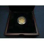 1937 King George VI Gold 'Proof' Sovereign, low mintage, accompanied by COA, cased.
