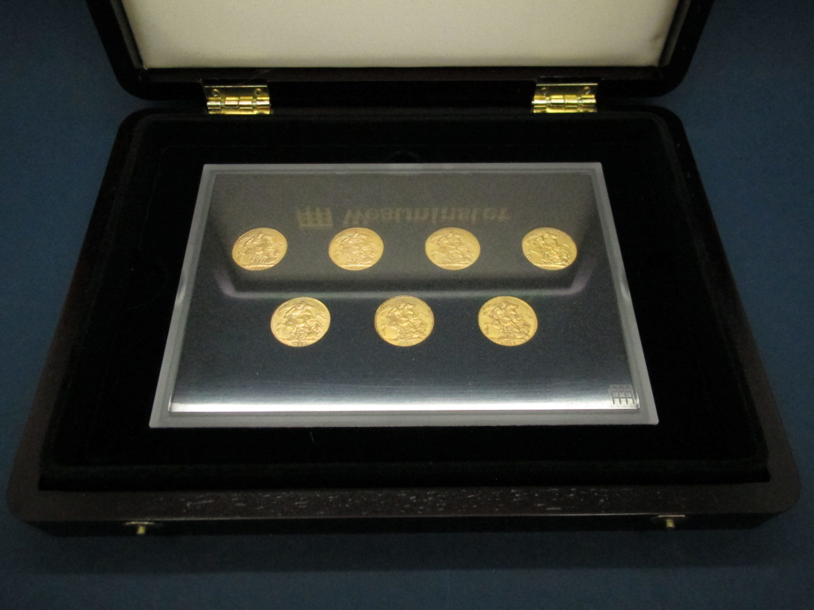 A Westminster Issue King George V Complete Empire Sovereign Collection, comprising of seven