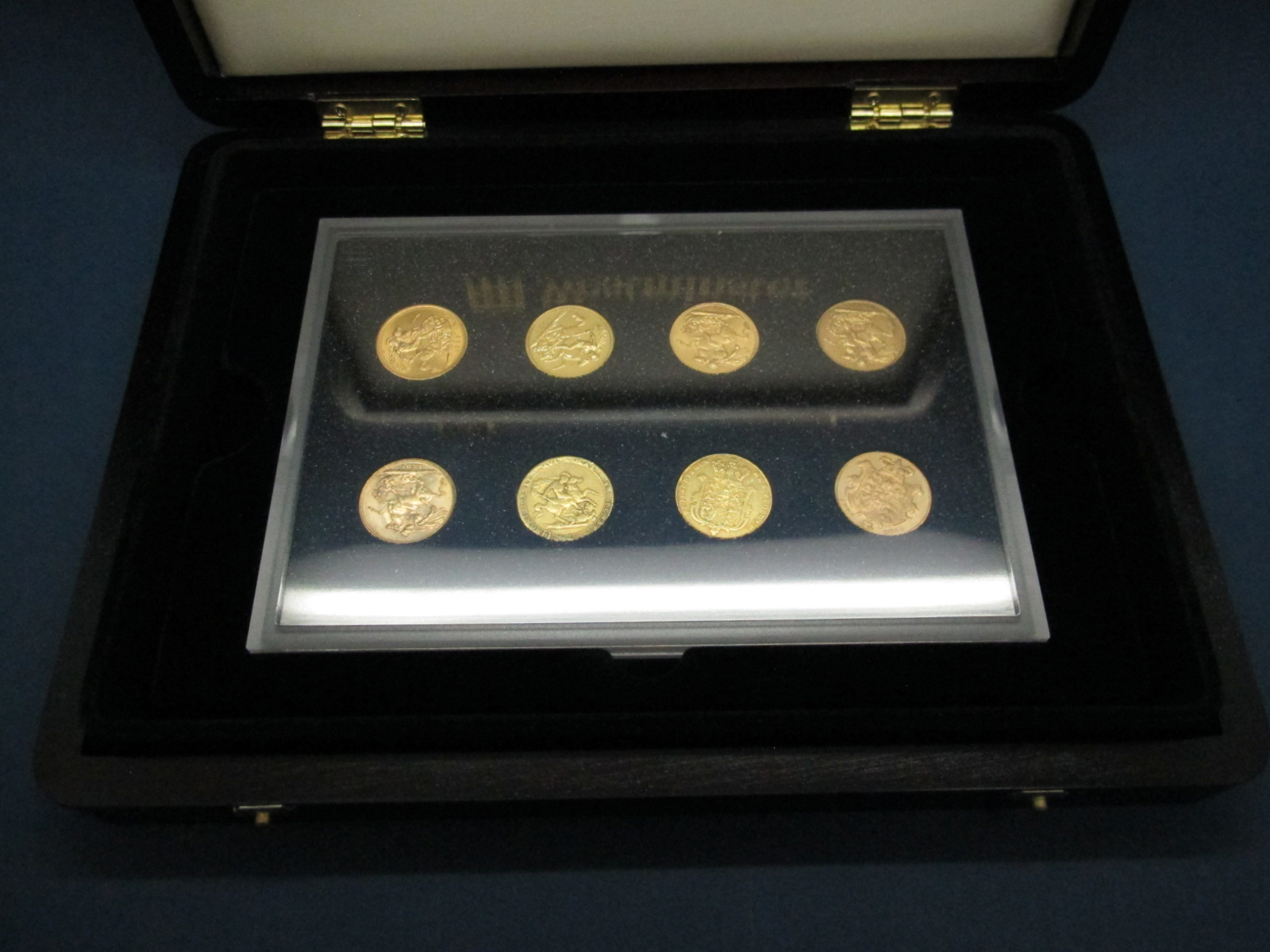 The Modern Sovereign Collection by Westminster, comprising of eight Sovereigns, 1832, 1829, 1817,