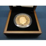 The Royal Mint 2008 Five Pounds Gold Proof Coin, HRH The Prince of Wales, certified No.0482, cased.