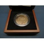 The Royal Mint 2012 Sovereign Five Pounds Brilliant Uncirculated Gold Coin First Strike, certified