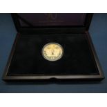 Bailiwick of Jersey Gold Proof Five Pounds Coin 2016, 'HM The Queen's 90th Birthday, certified No.