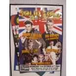 Nine Original Tour Posters, from Sheffield City Hall, all bearing signatures including Tony