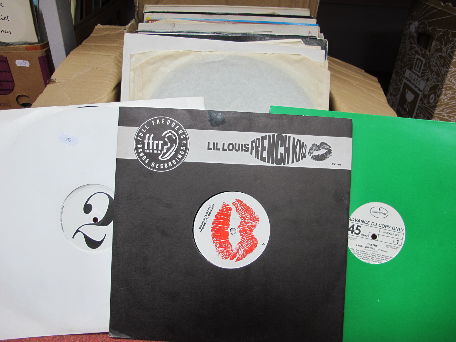 In Excess of Seventy Five 12" Singles, nearly always white label promotional copies,(circa 1980's/