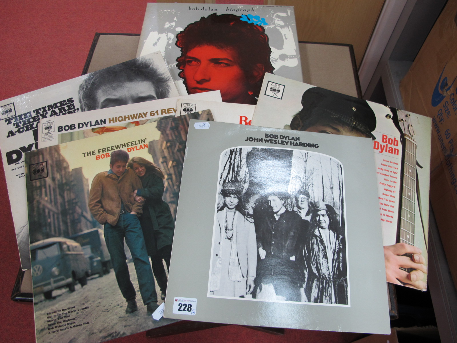 Bob Dylan LP's, on C.B.S - Another Side of Highway 61 revisited, Bringing It All Back Home, Bob