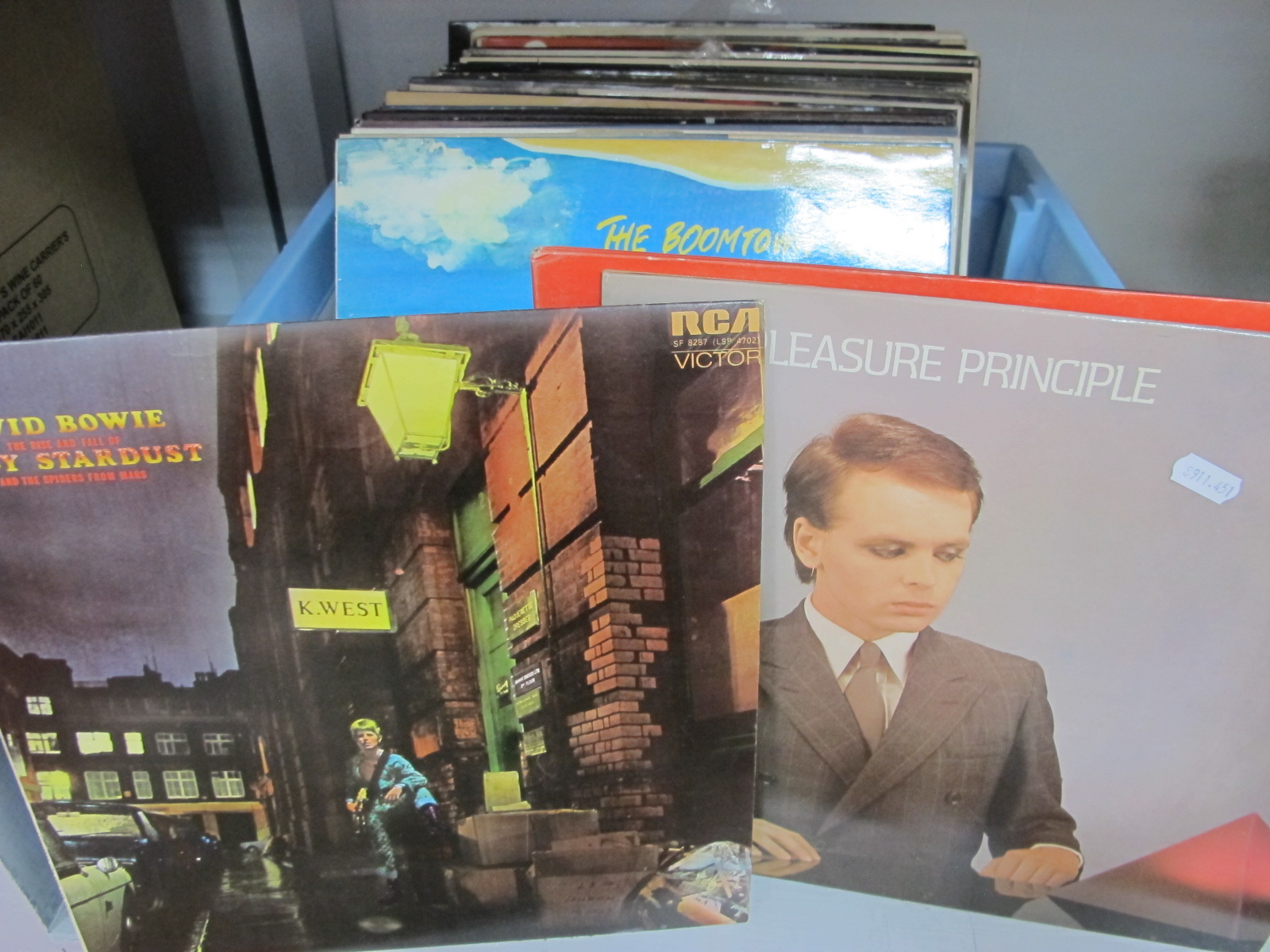 Approximately Fifty LP's Mainly 1970's, including David Bowie, Slade, Gary Numan, Boomtown Rats, B-