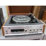 A Hacker Centurion MKII High Fidelity System, with radio and Garrard turntable, untested: sold for