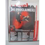 Eight Original Signed Tour Posters, Sheffield City Hall including Erasure, The Proclaimers, Simple