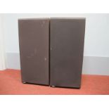 A Pair of B&W (Bowers and Wilkins) Speakers, measuring 58cm high, 26cm wide, 30cm deep, untested